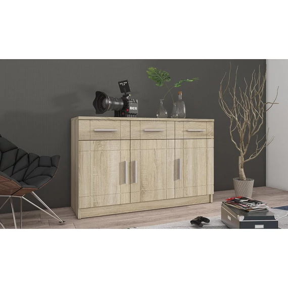 Komód PARIS 3D sonoma tölgy
