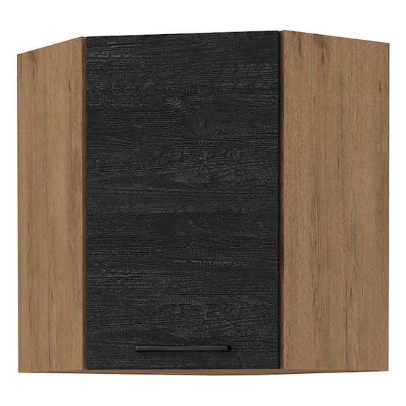 Felsőszekrény, tölgy lancelot/szürke matt, VEGA 58x58 GN-72 1F