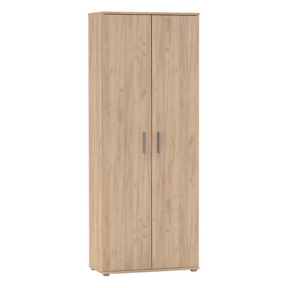Szekrény, polc, kétajtós, artisan tölgy, SERVO TYP 1