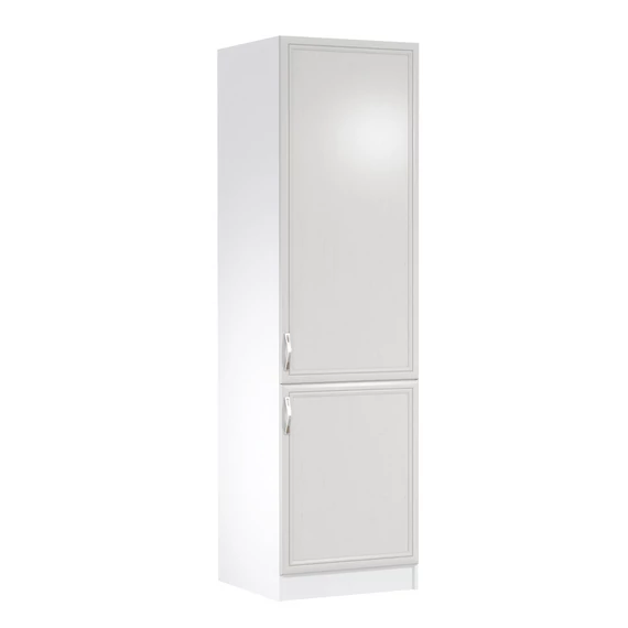 Hűtő beépítő konyhaszekrény D60ZL, jobbos, fehér/sosna Andersen, SICILIA