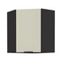 Kép 1/7 - Felső sarokszekrény cashmere/fekete, ARAKA 60x60 GN-72 1F