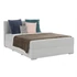 Kép 1/10 - Boxspring típusú ágy 120x200, világosszürke, FERATA KOMFORT