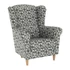 Kép 1/13 - Füles fotel, szövet patchwork N1, CHARLOT