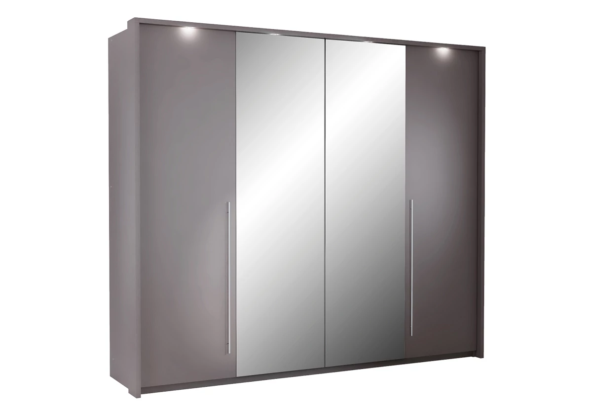 Brema Tágas Stílus Gardróbszekrény 255x219cm + Ajándék ledvilágítással