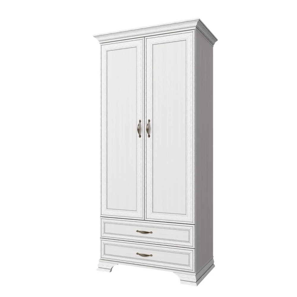 Kétajtós szekrény 2D2S, woodline bézs, TIFFY 02