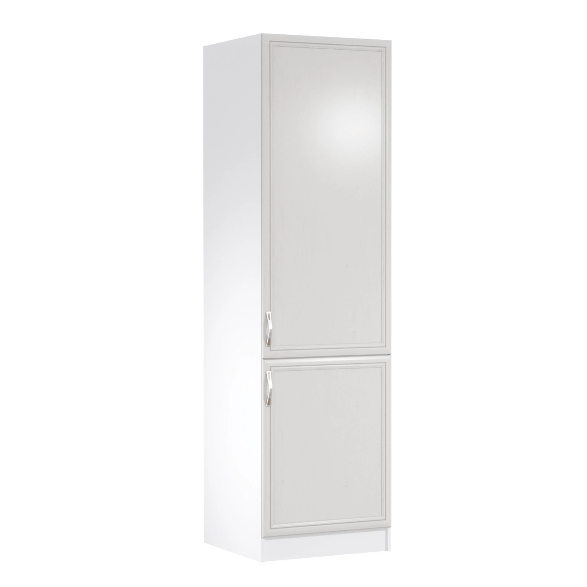 Hűtő beépítő konyhaszekrény D60ZL, jobbos, fehér/sosna Andersen, SICILIA